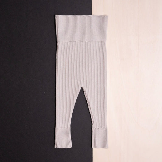 THE WOOLLY BABY LEGGINGS - sand