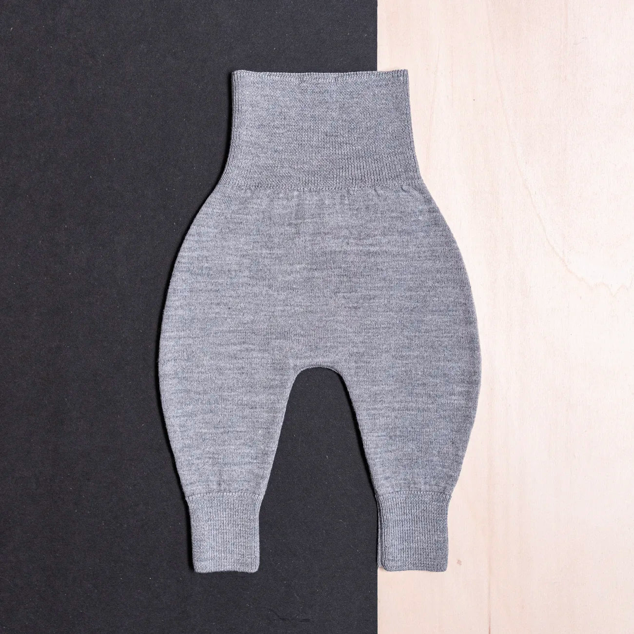THE WOOLLY BABY PANTS - cloud grey