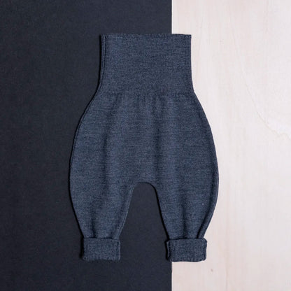 THE WOOLLY BABY PANTS - graphite grey