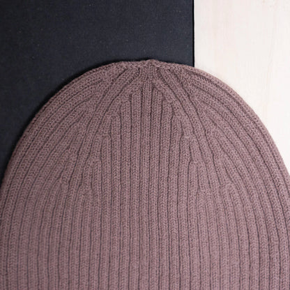 THE WOOLLY BEANIE MULTI - mauve