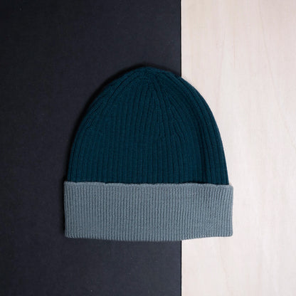 THE WOOLLY BEANIE MULTI - new petrol