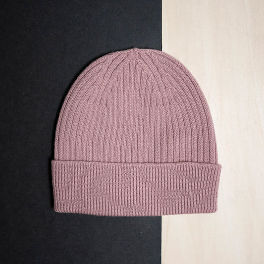 THE WOOLLY BEANIE - rose
