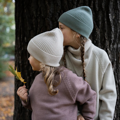 THE WOOLLY BEANIE - sand