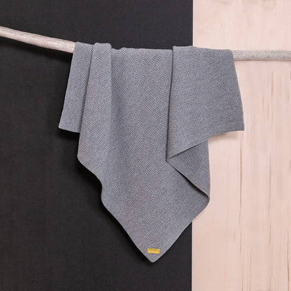 THE WOOLLY BLANKET - cloud grey