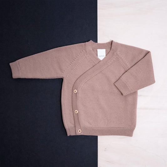 THE WOOLLY BABY JACKET - cappuccino