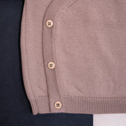 THE WOOLLY BABY JACKET - cappuccino