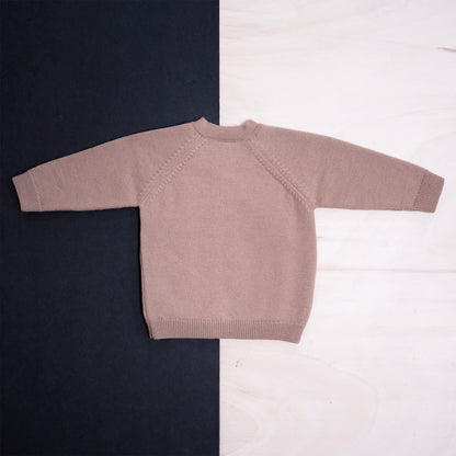 THE WOOLLY BABY JACKET - cappuccino