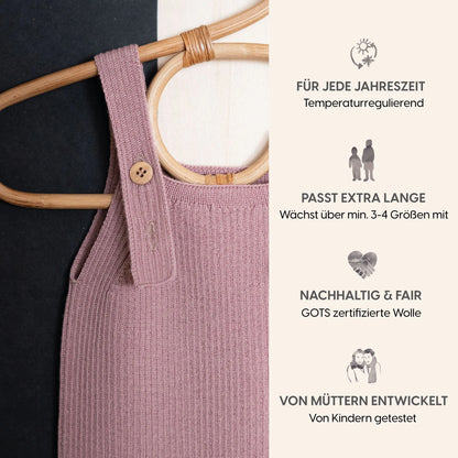 THE WOOLLY JUMPSUIT - rose