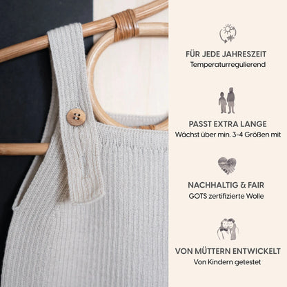 THE WOOLLY JUMPSUIT - cappuccino