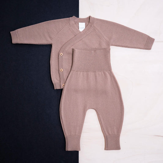 KLEINES KUSCHEL-SET - cappuccino