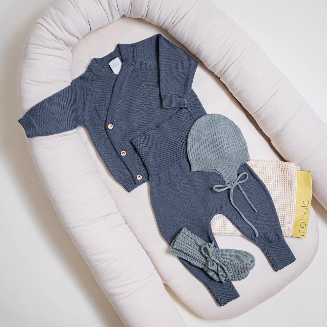 THE WOOLLY BABY BOOTIE - sage