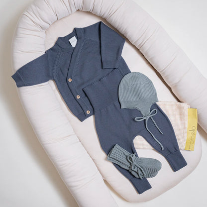 THE WOOLLY BABY BOOTIE - sage