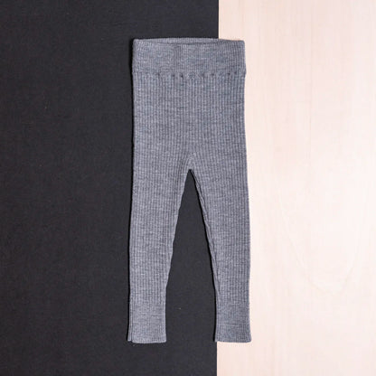 THE WOOLLY LEGGINGS - cloud grey