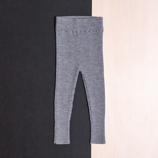 THE WOOLLY LEGGINGS - cloud grey