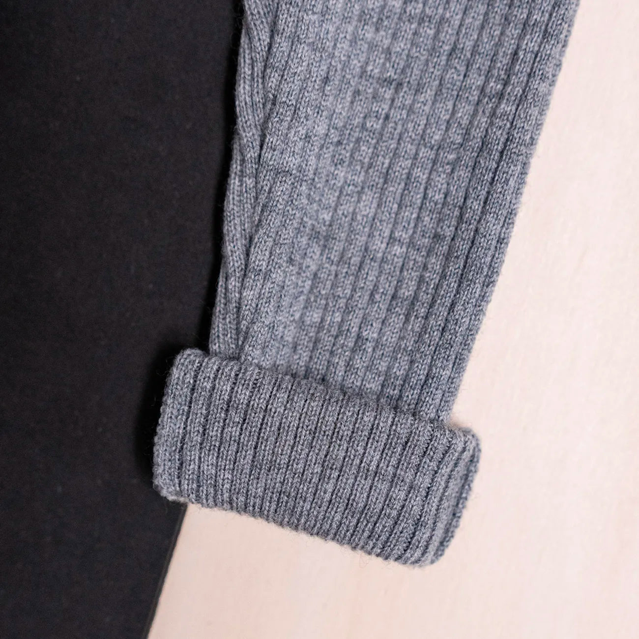 THE WOOLLY LEGGINGS - cloud grey