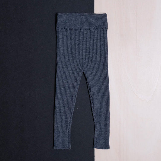 THE WOOLLY LEGGINGS - graphite grey