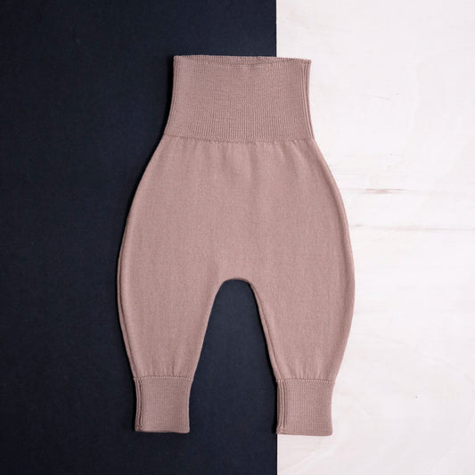 THE WOOLLY BABY PANTS - cappuccino