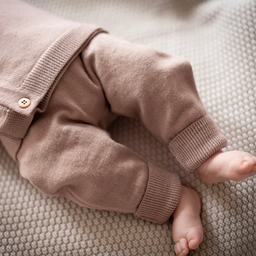THE WOOLLY BABY PANTS - cappuccino