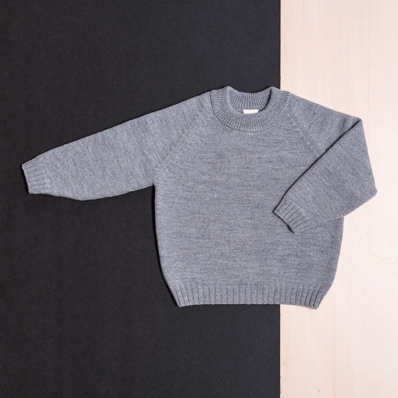 THE WOOLLY SWEATER - cloud grey