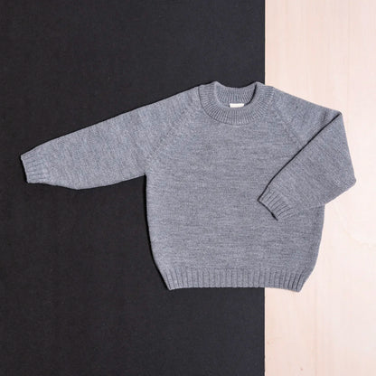 THE WOOLLY SWEATER - cloud grey