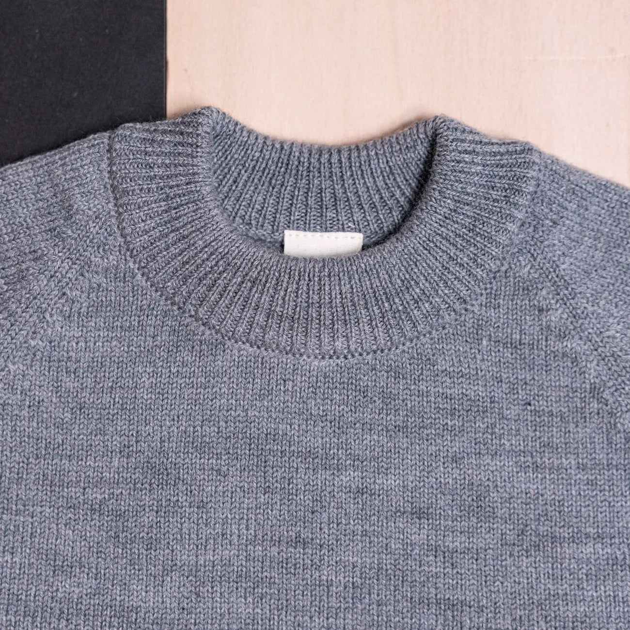 THE WOOLLY SWEATER - cloud grey