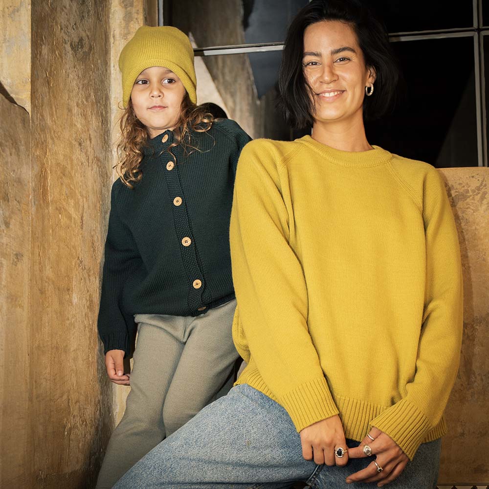 PRE-LOVED WOOLLY SWEATER WOMAN - petrol