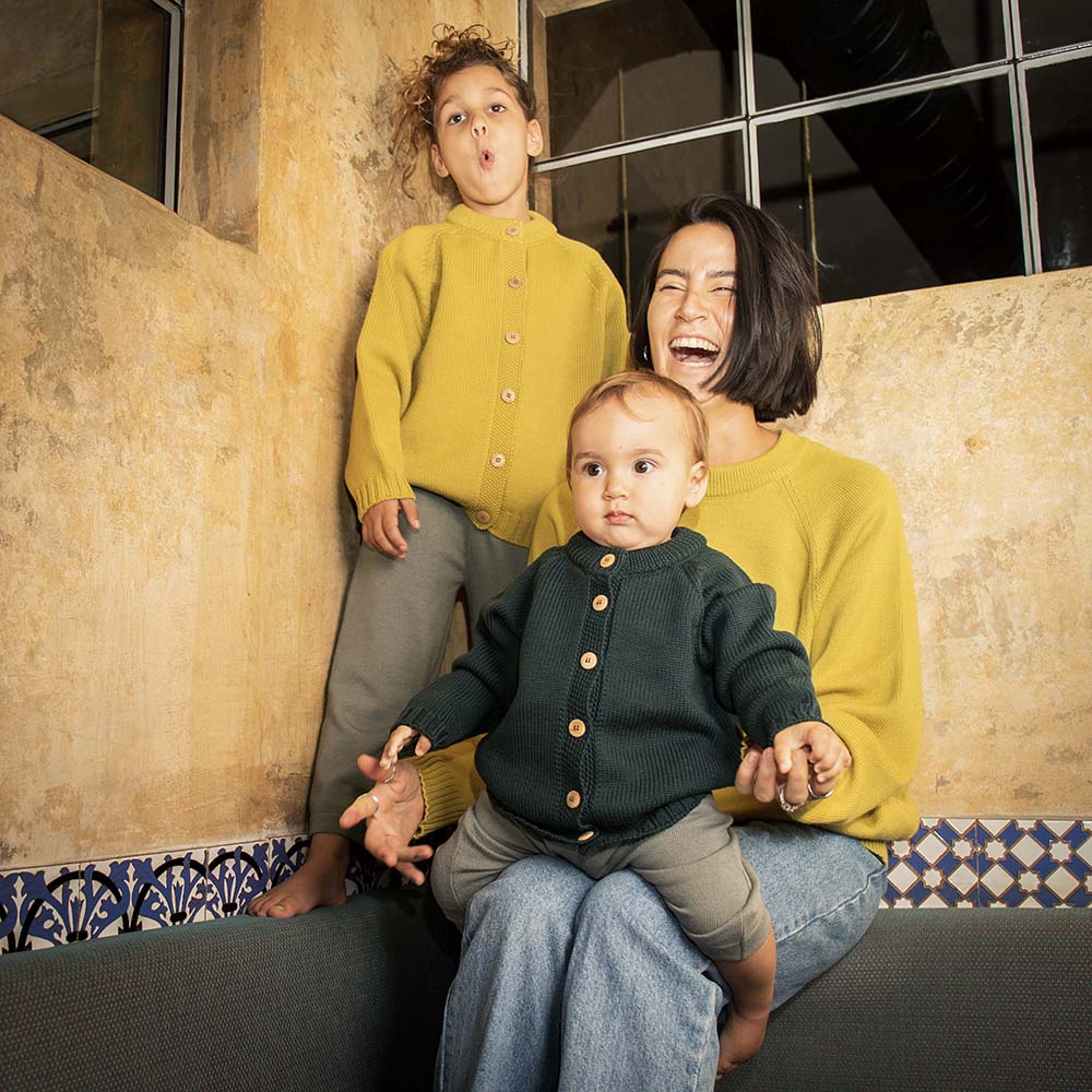 PRE-LOVED WOOLLY SWEATER WOMAN - petrol