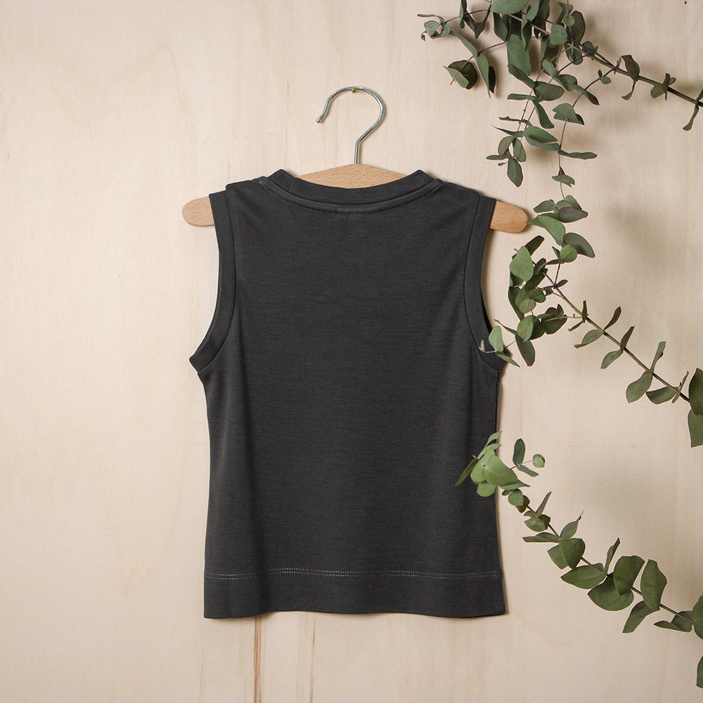 the essential tanktop - volcanic ash