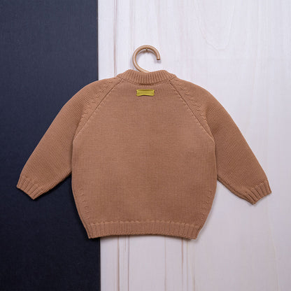the woolly cardigan - camel