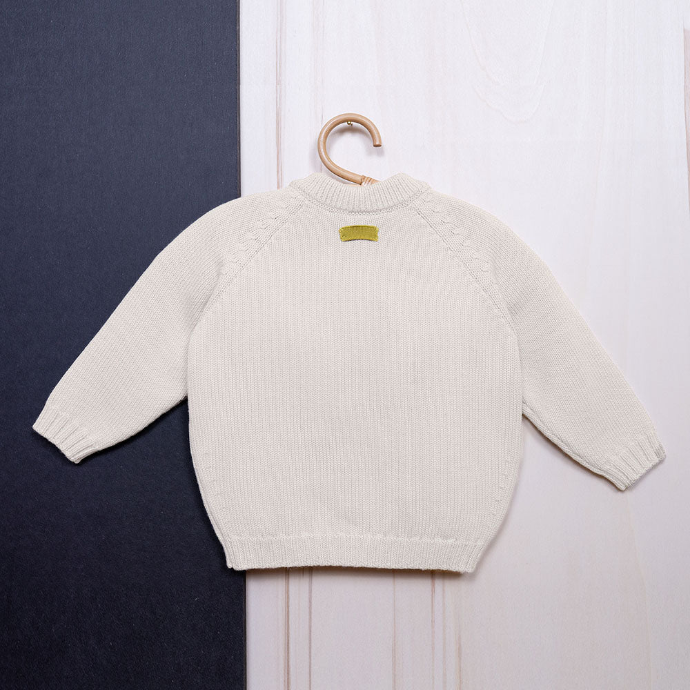 THE WOOLLY CARDIGAN - pure