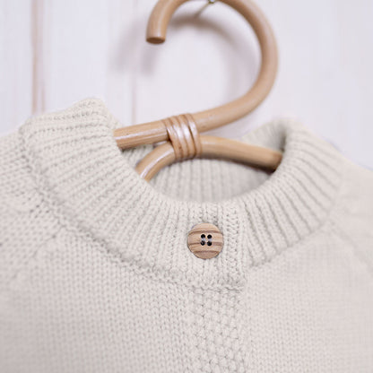 THE WOOLLY CARDIGAN - pure