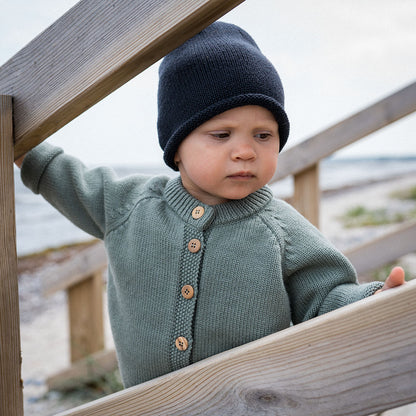 the woolly hat - dark grey