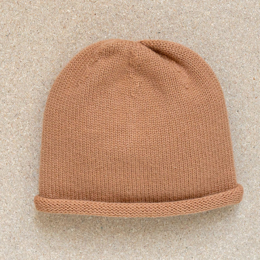 the woolly hat pre-loved - camel