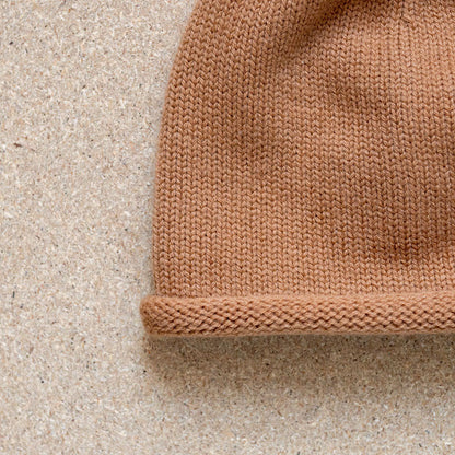 the woolly hat pre-loved - camel
