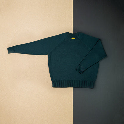 PRE-LOVED WOOLLY SWEATER WOMAN - petrol